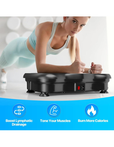 Plataforma de Vibración Mawuye SRK-SZJ para Ejercicio y Drenaje Linfático