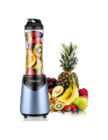 Licuadora Personal La Reveuse 300W 550ml Azul Claro Libre BPA