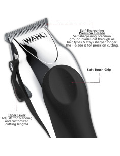Cortadora de Cabello Wahl Deluxe Chrome Pro 25 Piezas 2