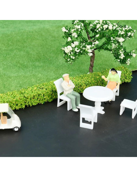 Woohome 7 Tiras Arbustos Miniatura Coloridos para Paisaje DIY Woohome 7 Tiras Arbustos Miniatura Coloridos para Paisaje DIY