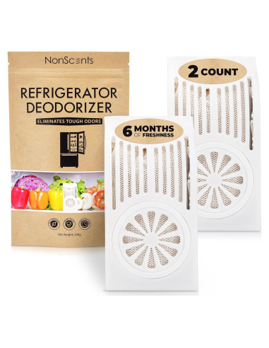 Desodorante para Refrigerador NonScents - Eliminador de Olores 2 Cuentas
