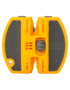 Afilador de cuchillos Smith's 50917 2 pasos portátil amarillo