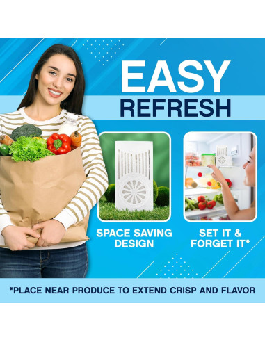 Desodorante para Refrigerador NonScents - Eliminador de Olores 2 Cuentas