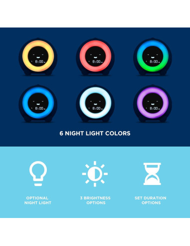 Entrenador de Sueño Infantil LittleHippo Mella Luz Nocturna