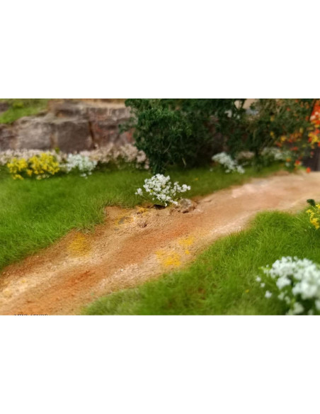 60 Pcs Mini Flores Autoadhesivas Warmtree para Dioramas 60 Pcs Mini Flores Autoadhesivas Warmtree para Dioramas