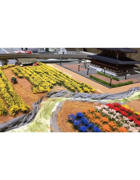 60 Pcs Mini Flores Autoadhesivas Warmtree para Dioramas 60 Pcs Mini Flores Autoadhesivas Warmtree para Dioramas