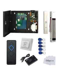 Sistema de Control de Acceso MENGQI-CONTROL Cerradura Magnética 600lbs