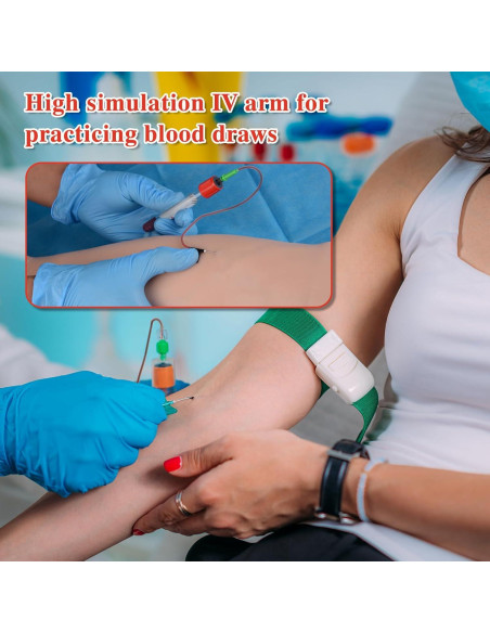 Kit de Práctica de Flebotomía SimCoach con Brazo IV Realista Kit de Práctica de Flebotomía SimCoach con Brazo IV Realista