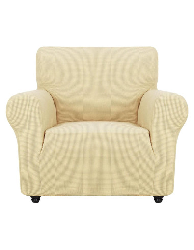 Funda de Silla Universal ZNSAYOTX Beige 76-119 cm Antideslizante