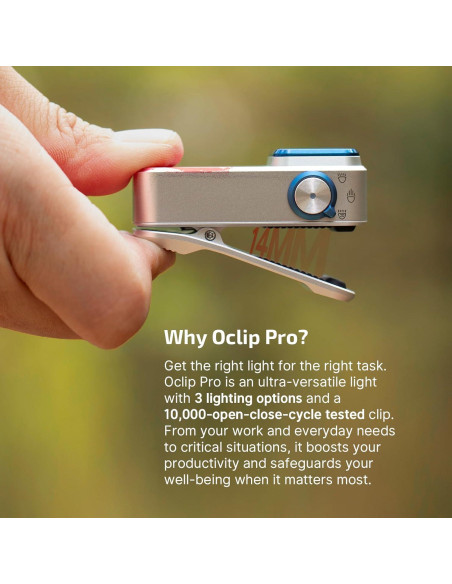 Linterna Olight Oclip Pro EDC Recargable 500 Lúmenes IPX6 Linterna Olight Oclip Pro EDC Recargable 500 Lúmenes IPX6