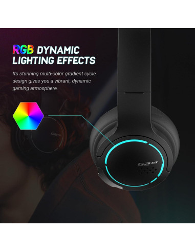 Auriculares Inalámbricos Edifier G2BT para Juegos - Negro