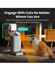 Comedero Automático HHOLOVE O Sitter 2.5L con Cámara HD 2