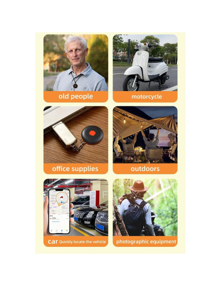 Localizador Bluetooth Wesolvet Mini Air Tags 2 Pack Impermeable Localizador Bluetooth Wesolvet Mini Air Tags 2 Pack Impermeable
