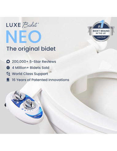 Bidet LUXE NEO 120 - Boquilla Autolimpiante Azul