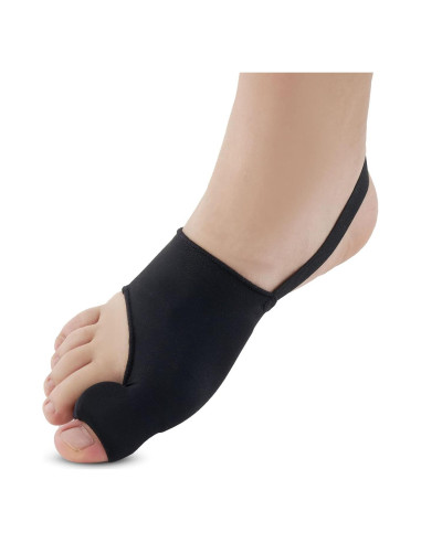 Corrector de Juanetes HLOES Ajustable Negro para Alivio de Dolor