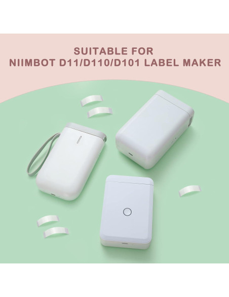 Cinta de Etiquetas NIIMBOT D11/D110/D101 - 2 Rollos 12x40mm Cinta de Etiquetas NIIMBOT D11/D110/D101 - 2 Rollos 12x40mm