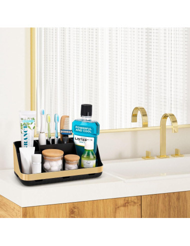 Organizador de Baño GFWARE Dorado con 7 Compartimentos