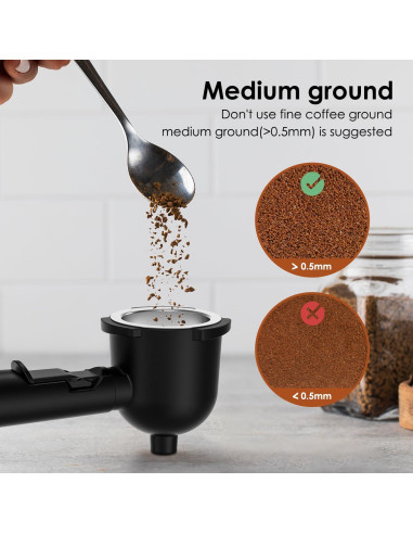 Cafetera Espresso SOWTECH 800W 3.5 Bar con Espumador 1-4 Tazas