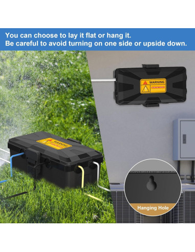 Caja Eléctrica Impermeable Clatoon Mediana 26.2x15x9.4cm