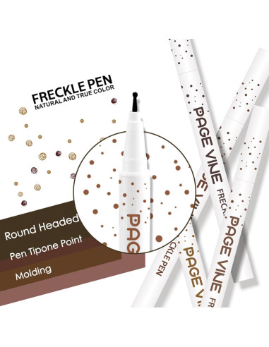 Bolígrafo de Pecas Liopif - Paquete de 2 Colores 12.9cm