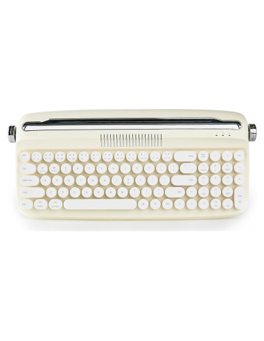 Teclado Inalámbrico Retro YUNZII B309 con Soporte Integrado