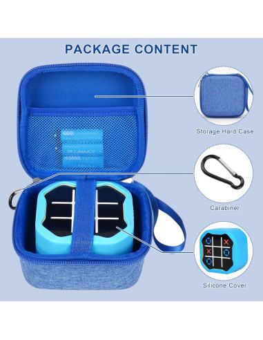 Funda de Almacenamiento y Silicona MGZNMTY para Giiker Tic Tac Toe