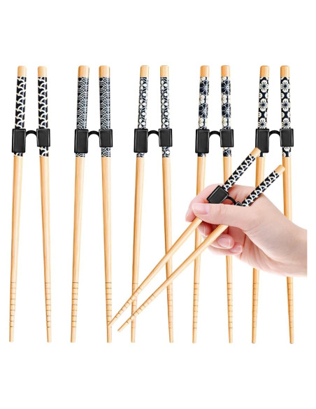Palillos Reutilizables de Entrenamiento LYART 22.5cm para Niños y Adultos Palillos Reutilizables de Entrenamiento LYART 22.5cm para Niños y Adultos