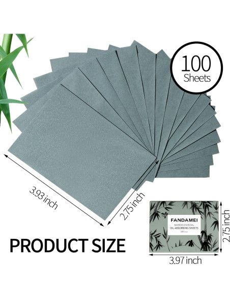 Hojas Absorbentes de Aceite FANDAMEI - 200 Unidades para Piel Grasa Hojas Absorbentes de Aceite FANDAMEI - 200 Unidades para Piel Grasa