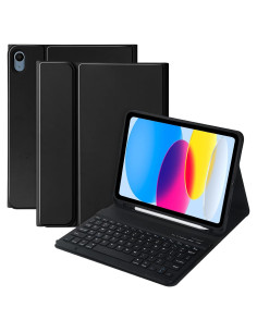 Funda de teclado MMK para iPad 11 y 10 generación - Negro