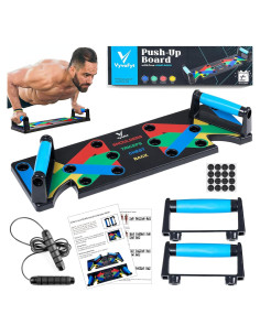 Tabla de Flexiones Plegable Vyva Fyt - Entrenamiento Multifuncional