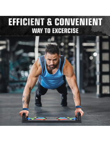 Tabla de Flexiones Plegable Vyva Fyt - Entrenamiento Multifuncional