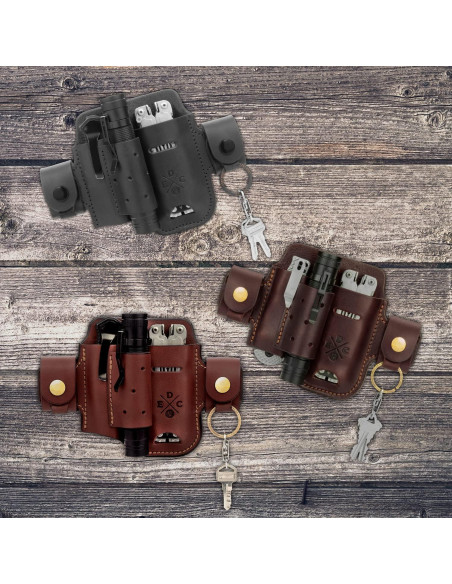 Funda de Cuero EDC 1791 para Multiherramientas y Linternas Funda de Cuero EDC 1791 para Multiherramientas y Linternas