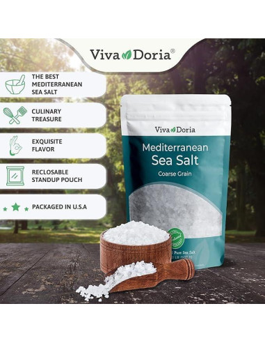 Set Sal Marina Mediterránea 907 g y Pimienta Negra 340 g Viva Doria