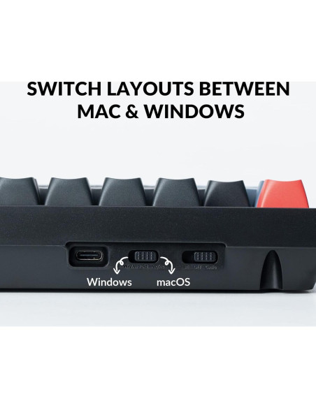 Teclado Mecánico Inalámbrico Keychron K10 Pro - Retroiluminación Blanca Teclado Mecánico Inalámbrico Keychron K10 Pro - Retroiluminación Blanca