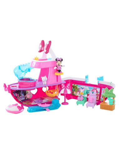 Juego de Yate Brillante Minnie Mouse Just Play 14 Piezas