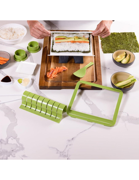 Kit de Hacer Sushi SushiQuik con Marco y Cortador - 1 Cuenta Kit de Hacer Sushi SushiQuik con Marco y Cortador - 1 Cuenta