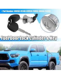 Cilindro de Cerradura de Combustible X AUTOHAUX para Toyota 2