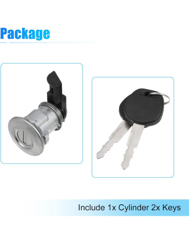 Cilindro de Cerradura de Combustible X AUTOHAUX para Toyota