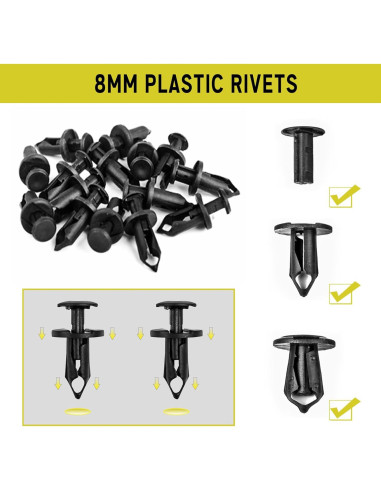 Kit 45 Piezas Tornillos Sujetadores Xislet para Motor