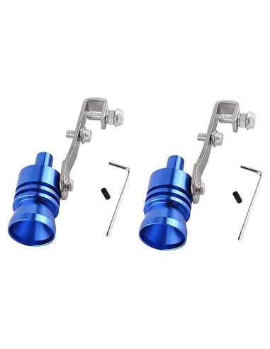 Silenciador de Escape Turbo KINOWJI Modelo Turbo123 Azul