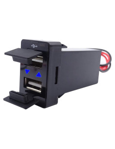 Cargador USB Doble XJMOTO 12V/24V 2.1A para Toyota