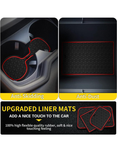 Alfombrillas personalizadas Asgohme para Toyota RAV4 2019-2024 Alfombrillas personalizadas Asgohme para Toyota RAV4 2019-2024