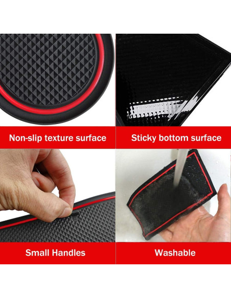 Alfombrillas Antidust Auovo para Toyota Highlander 2014-2019 - 14 Piezas Alfombrillas Antidust Auovo para Toyota Highlander 2014-2019 - 14 Piezas