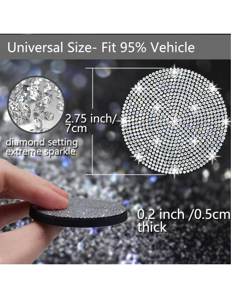 Posavasos Universales Antideslizantes NBTEPEM 2 pcs Blanco Posavasos Universales Antideslizantes NBTEPEM 2 pcs Blanco