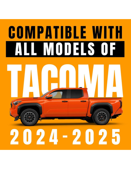 Guardabarros LINGHANG para Toyota Tacoma 2024 2025 4PCS Guardabarros LINGHANG para Toyota Tacoma 2024 2025 4PCS