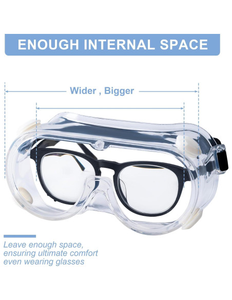 Gafas de Seguridad Honmein R-001 Anti-Vaho y Ajustables Gafas de Seguridad Honmein R-001 Anti-Vaho y Ajustables