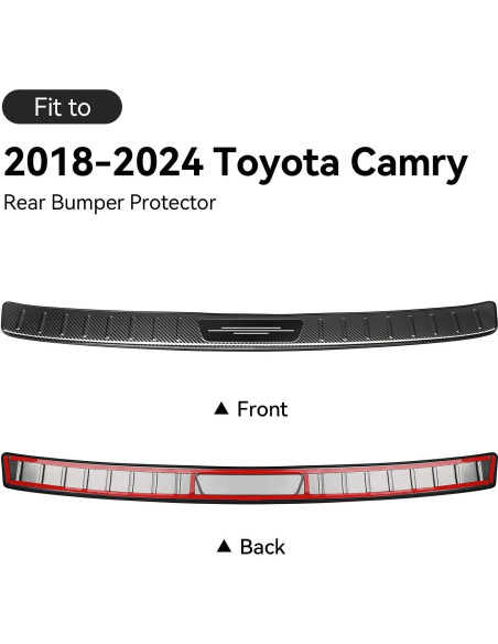Protector de Parachoques Trasero Bercicci Toyota Camry 2018-2025 Protector de Parachoques Trasero Bercicci Toyota Camry 2018-2025