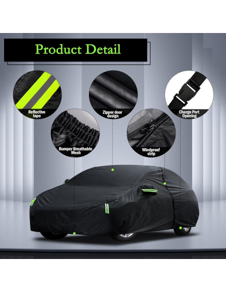 Funda de Coche Impermeable Migaven para Toyota Corolla y Honda Civic Funda de Coche Impermeable Migaven para Toyota Corolla y Honda Civic