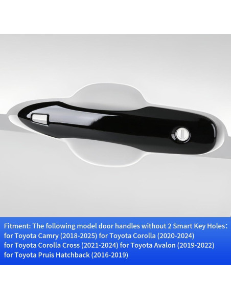 Cubierta Manija Puerta Toyota Camry Corolla 2018-2025 Cubierta Manija Puerta Toyota Camry Corolla 2018-2025