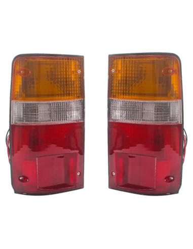 Ensamblaje Luz Trasera Toyota Pickup Hilux 1989-1992 Rojo/Ámbar